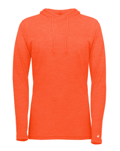Ladies Triblend Hooded Long Sleeve T