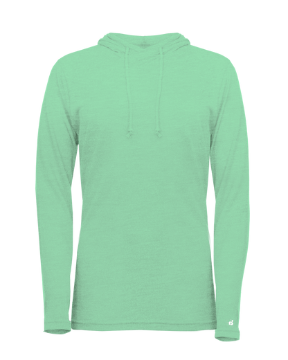 Ladies Triblend Hooded Long Sleeve T