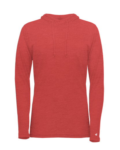 Ladies Triblend Hooded Long Sleeve T