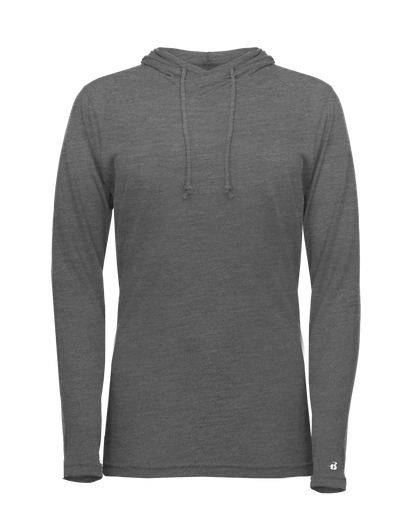 Ladies Triblend Hooded Long Sleeve T