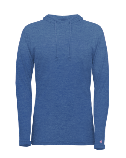 Ladies Triblend Hooded Long Sleeve T
