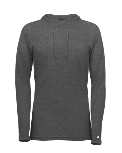 Ladies Triblend Hooded Long Sleeve T