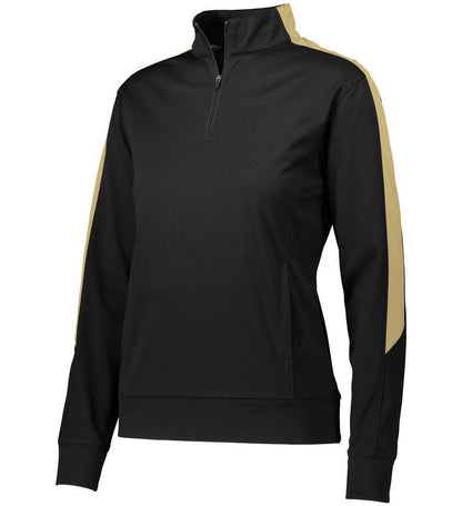 Ladies Medalist Tricot 1/4 Zip Pullover