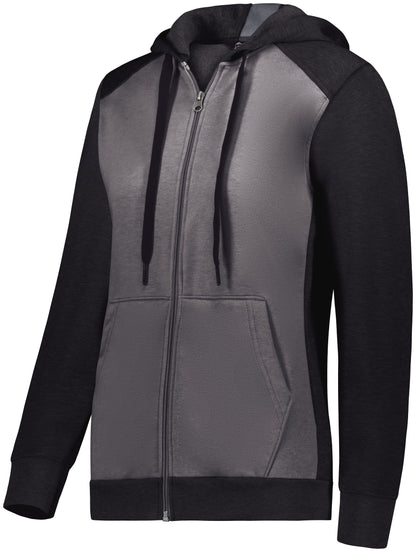 Ladies Three-Season Full-Zip Hooded Sweatshirt