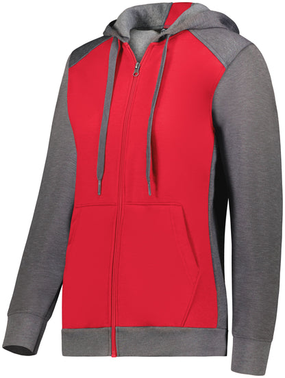 Ladies Three-Season Full-Zip Hooded Sweatshirt