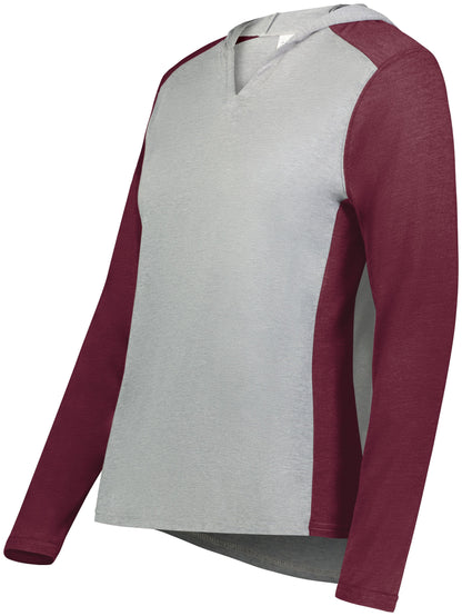 Ladies Vintage GameDay Hooded Long Slv T