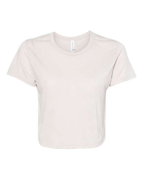 Ladies Flowy Cropped Tee