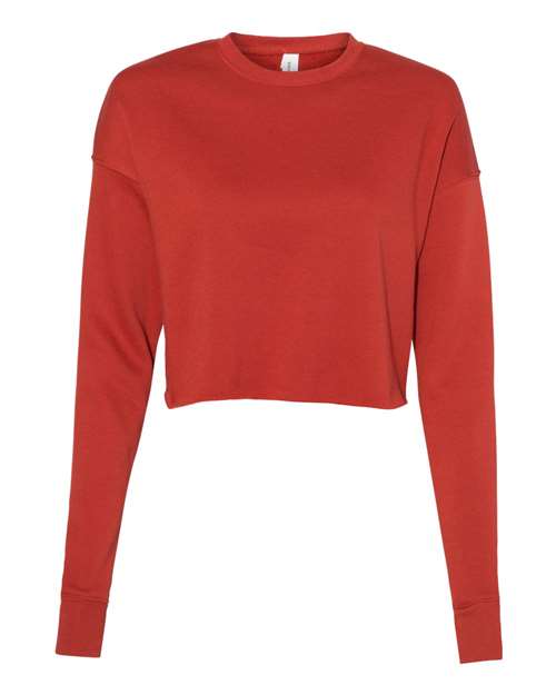 Ladies Cropped  Crewneck Sweatshirt