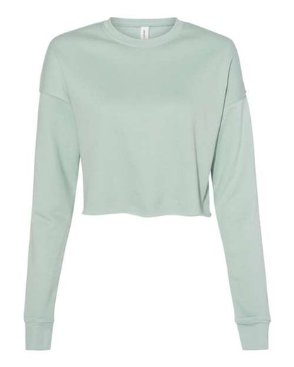 Ladies Cropped  Crewneck Sweatshirt