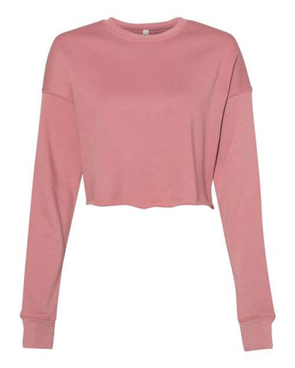 Ladies Cropped  Crewneck Sweatshirt