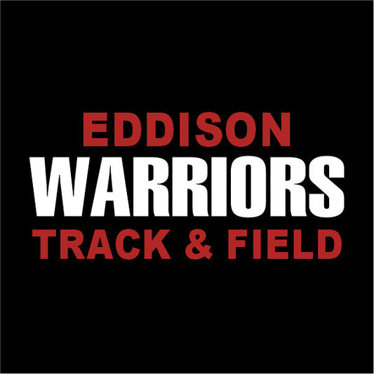 Track & Field Embroidery Design Template 04