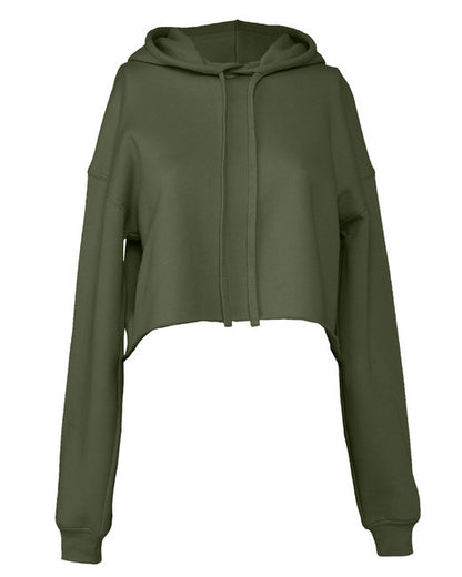 Ladies Cropped Hooded Sweatshirt