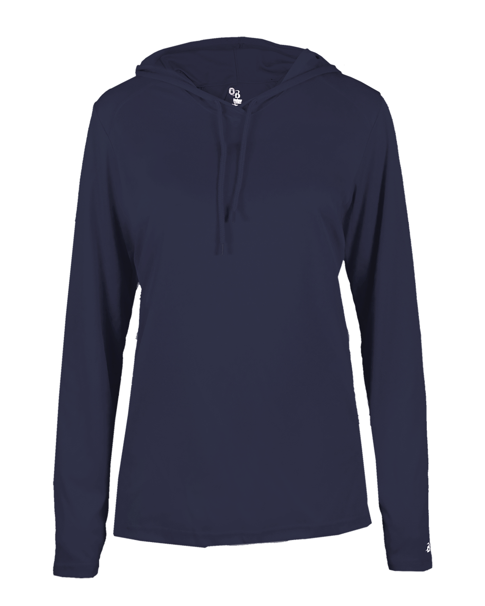 Ladies Bcore Long Slv Hooded T