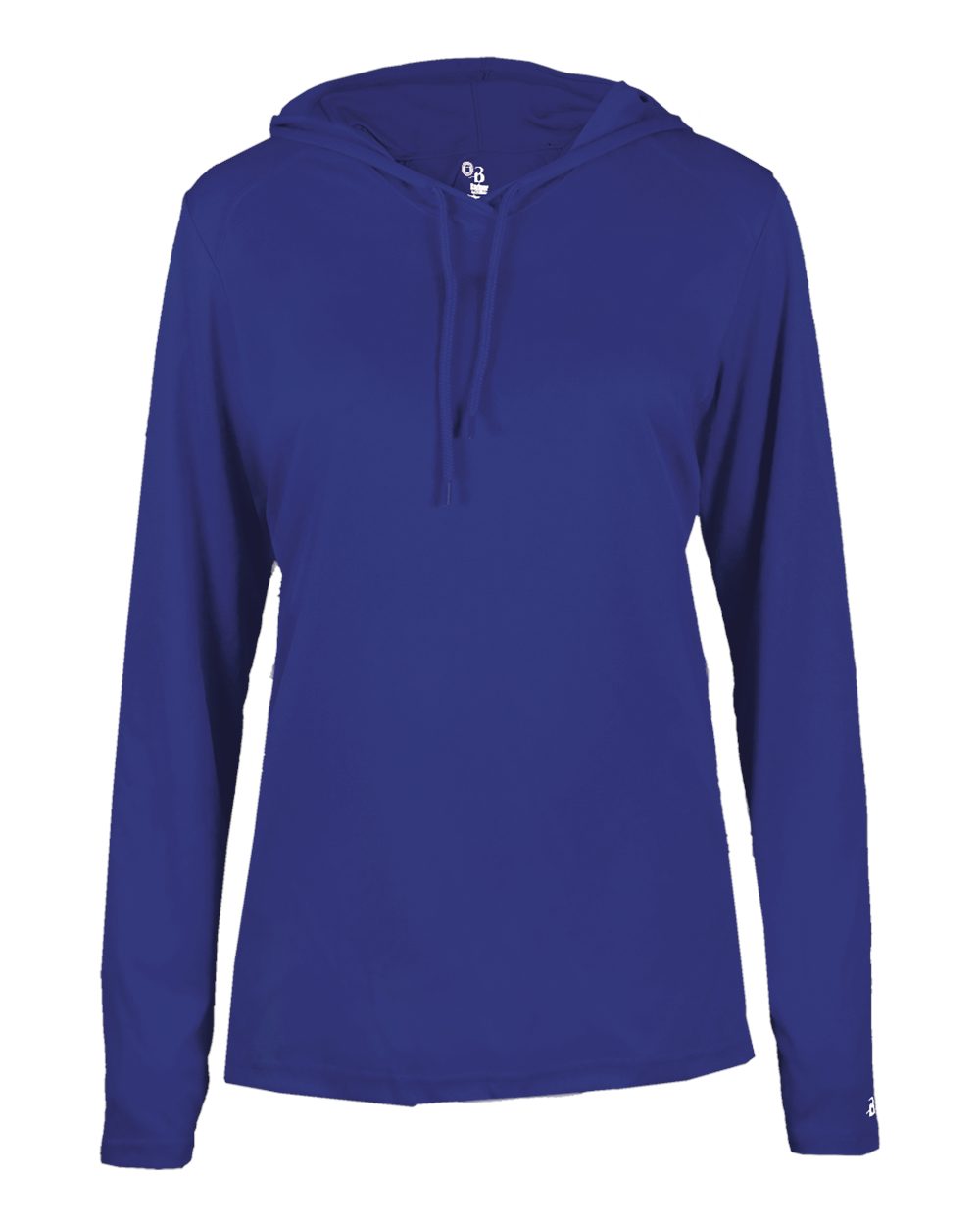 Ladies Bcore Long Slv Hooded T